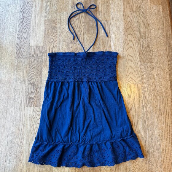 American Eagle Outfitters Tops - American Eagle Navy Halter Tube Top Size Medium